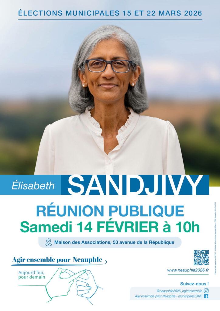 Elisabeth Sandjivy reunion publique municipales 2026